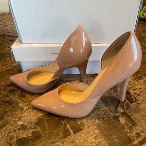 JENN ARDOR Stiletto High Heel Shoes for Women Nude Sz.6.5